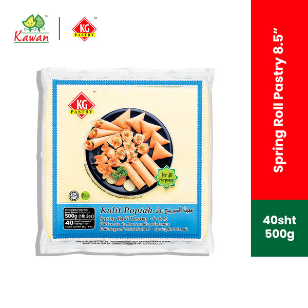 KG PASTRY Spring Roll Pastry 8.5" (40 pcs - 500g)